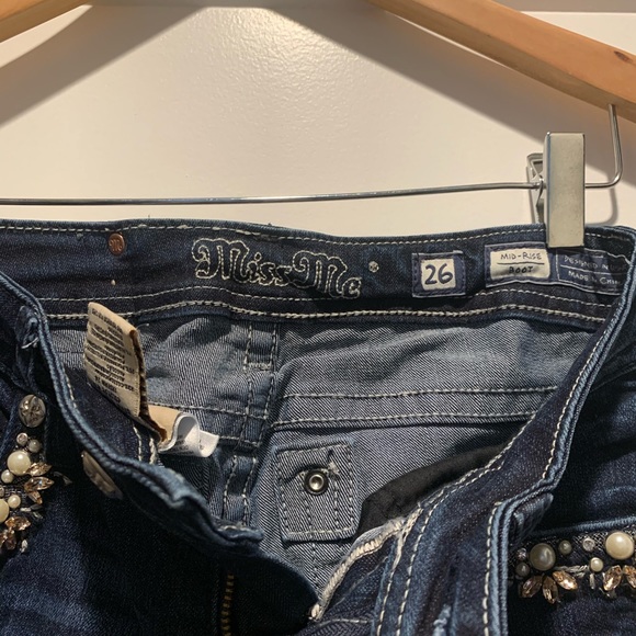 Embellished Bootcut Jeans - Picture 3 of 4